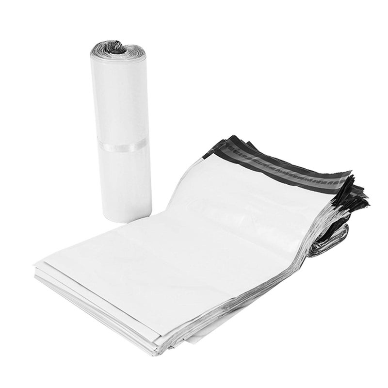 BornFeel Small Poly Mailers Envelopes 6 x 10 100pcs Self-Sealing Shipping Bags Mailing Bags Waterproof and Tear-Proof Shipping Bags White with 2.5 Mil for Accessory Photo Jewelry Makeup Small Businessâ€‹ - Image 5